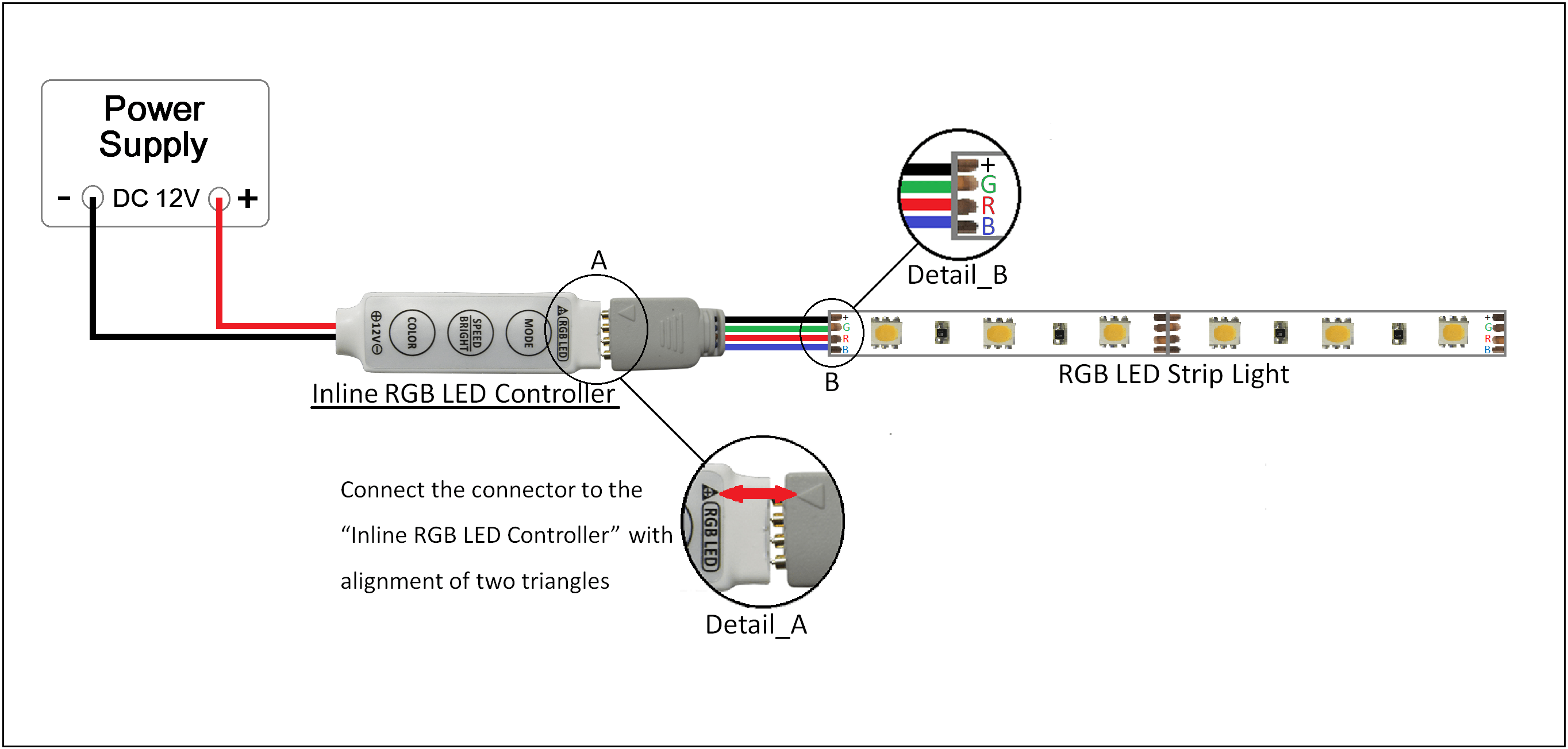 Led Wiring Diagram 12V from www.oznium.com