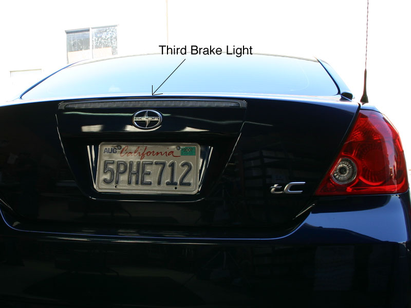 Install Scion tC Full Third Brake Light