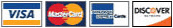We accept Visa, Mastercard, American Express, Discover for our LEDs and LED Strips