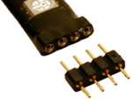 Thin LED Flexible Strip 4 Prong Connector