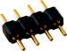 Thin LED Flexible Strip 4 Prong Connector