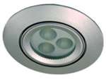 Silver Adjustable Ceiling Fixture