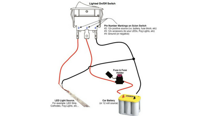 Hook up led lights switch | How to Run LED Lights From a 12v Battery. 2020-03-21 How To Connect Led Lights To Car Battery