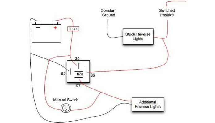 Relays Or Diodes Oznium Led Lights, Wiring Diagram For Light Switch With Relay