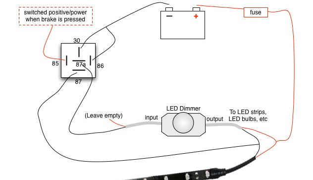 Led Tailgate Light Bar Wiring Diagram from www.oznium.com