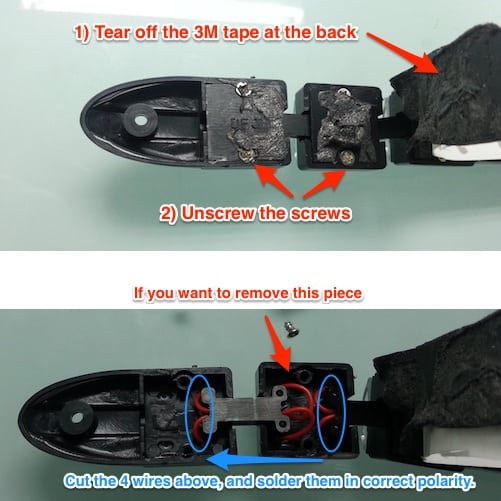 How to cut flexible DRL LED running light