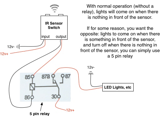 12v Infrared Sensor