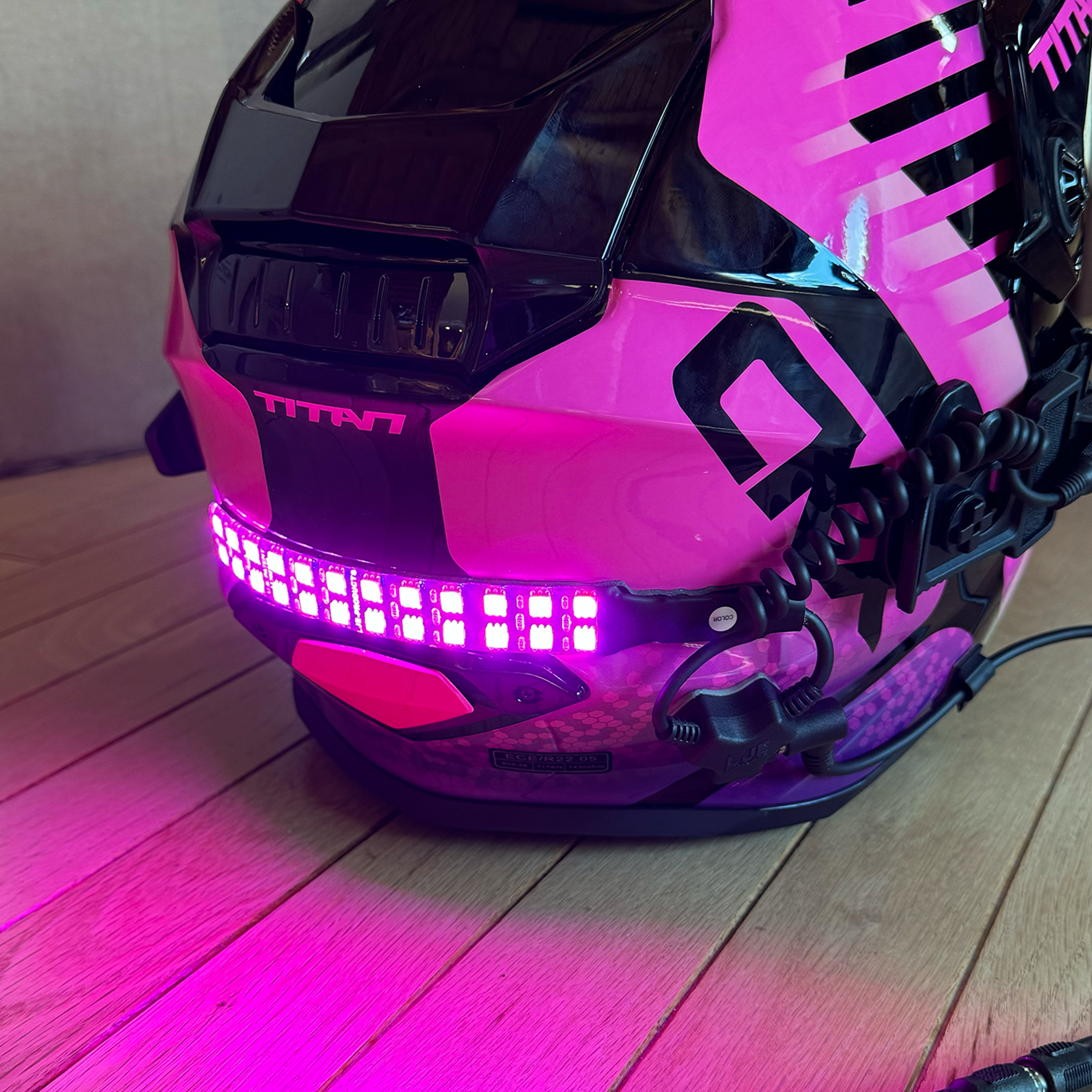 Snowmobile Helmet Safety Light 