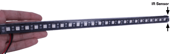 Tubable Scanning LED Strip IR sensor