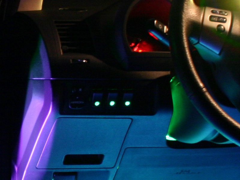 3 green switches in Scion tC