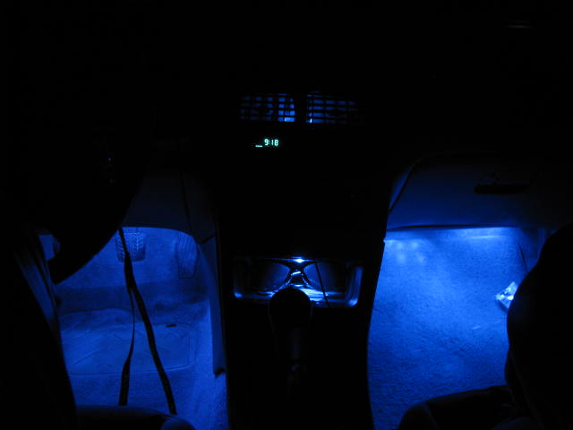 left side- single cathode
right side- 4 Superflux LEDs.  
cathode color is washed out compared to rich color of the 4 LEDs, hard to tell tho in pic