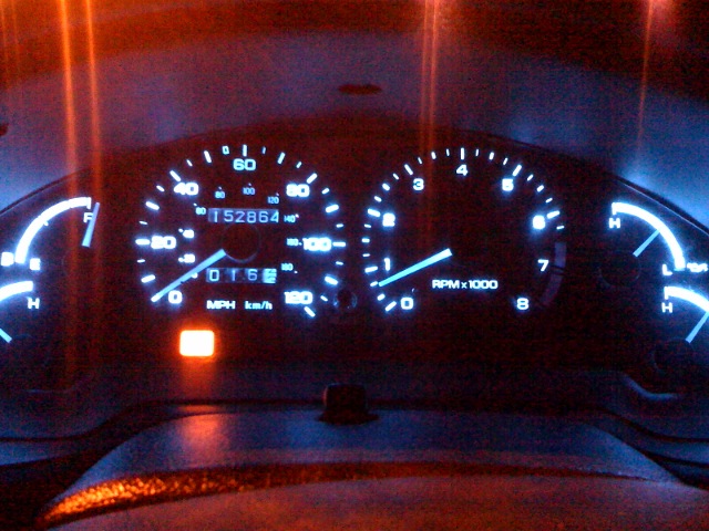 stock green to blue superflux- much more rich in color in person