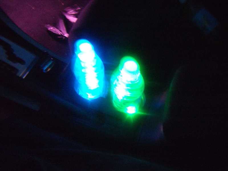 Bad camera but blue n green cup holders 