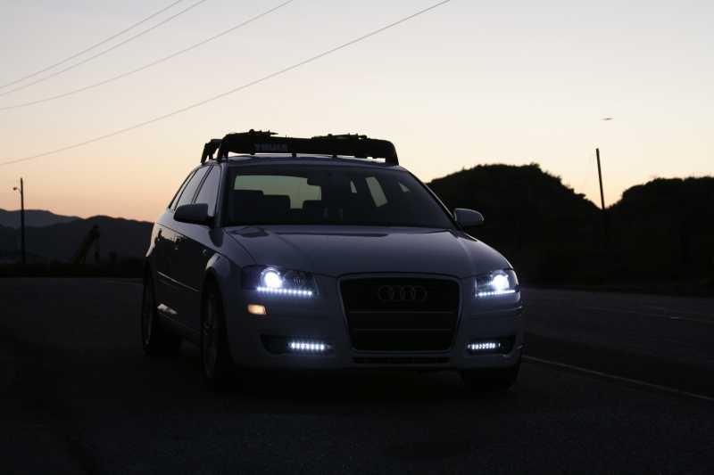 Audi style LEDs retrofitted to 2007 A3