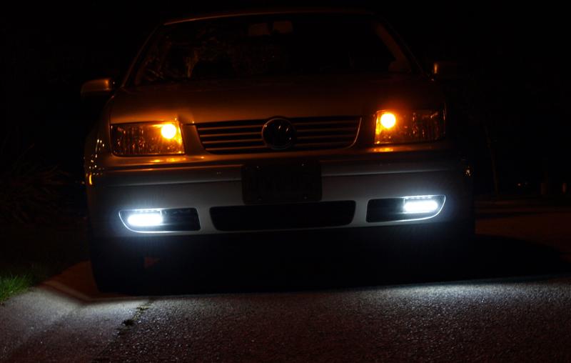 White Superflux (5) in lower grilles.  