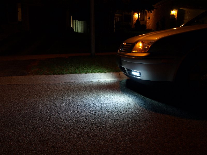 White Superflux (5) in lower grilles.  