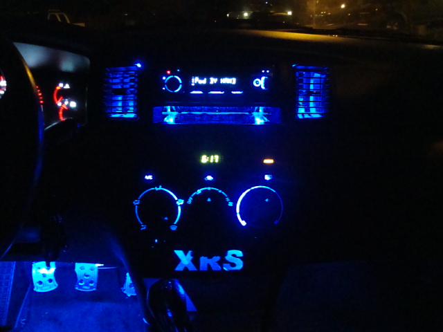 replaced the lights with blue superflux