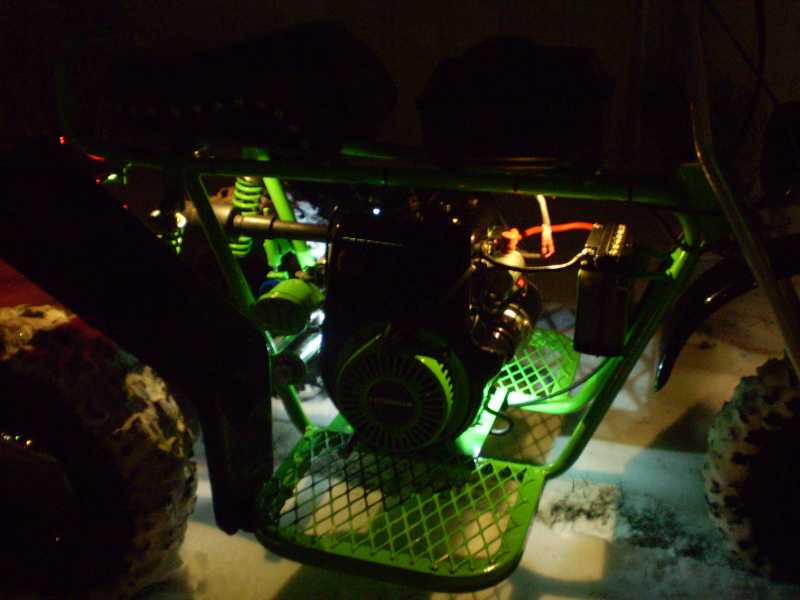 Surface mount L.E.D's along with 4 chip super bright L.E.D's total of 4 L.E.D's 2 each.