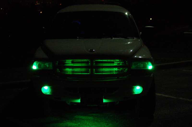 Superflux it headlights and foglights. Cold cathode in grill.