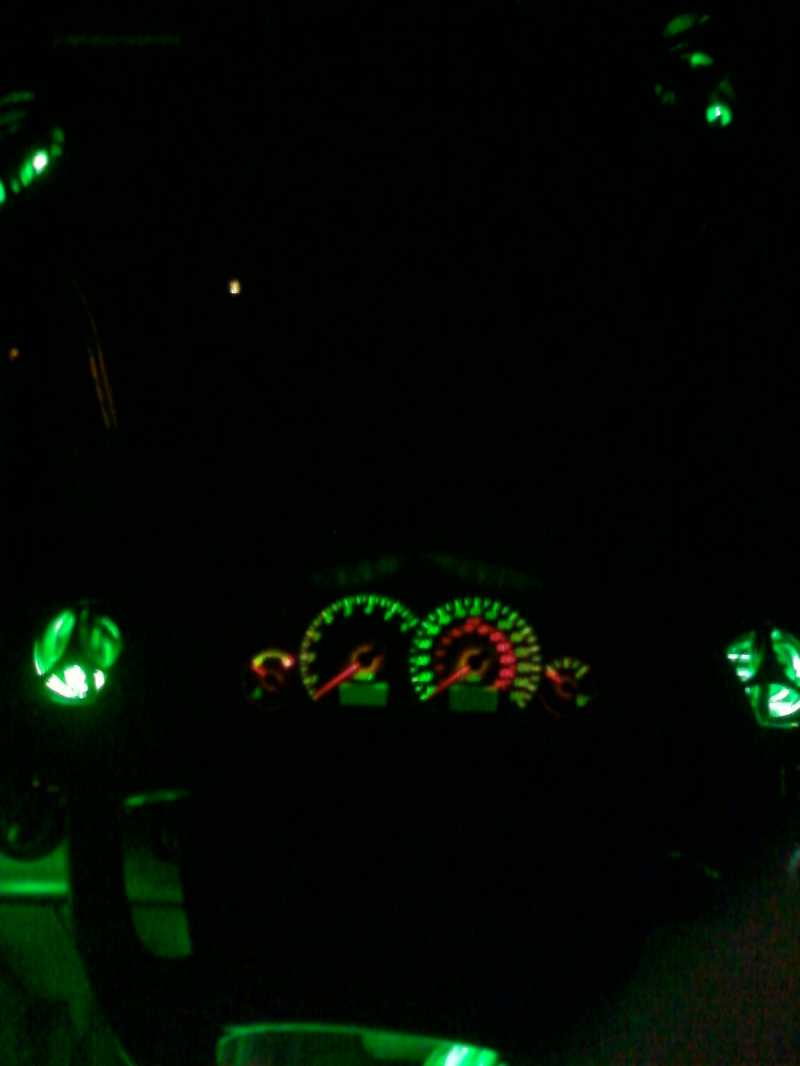 1 small chip in both my air vents and 194 bulb in the dash