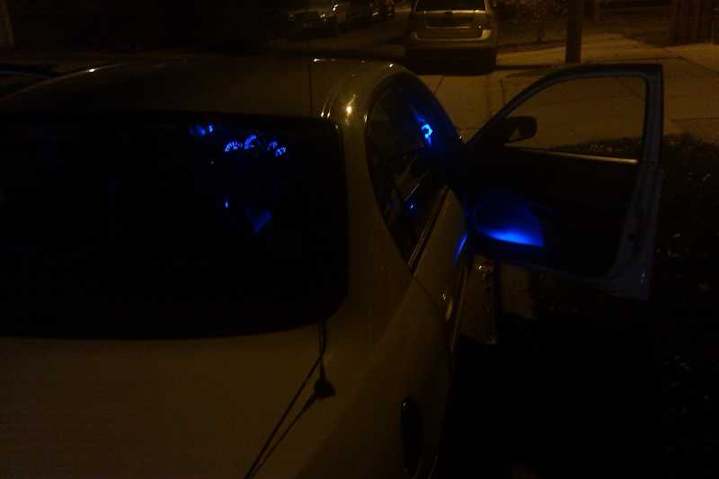 Everything you see, besides the door, are LED's  the door has the LED strip.