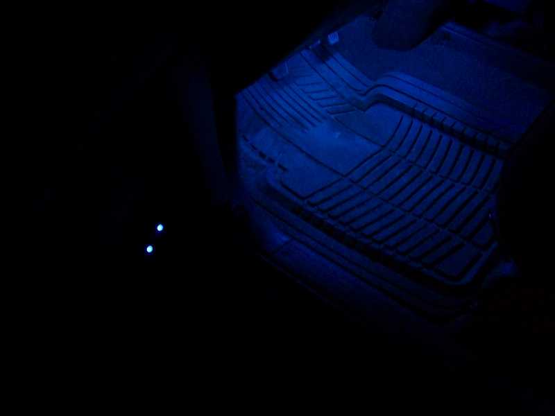 2 switches lit up on door that turn on cathodes