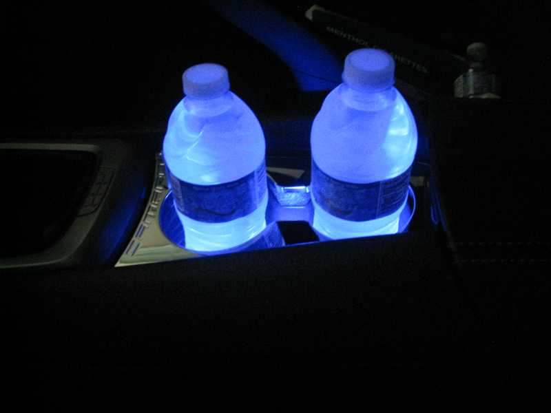 Blue leds in my 2010 camaro cup holder