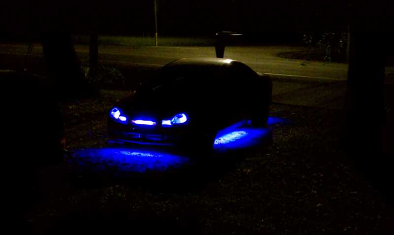 rgb surface mounts attached to ICEFLEX Driver attached to ICELED. 1 in headlight, 1 in turn signal