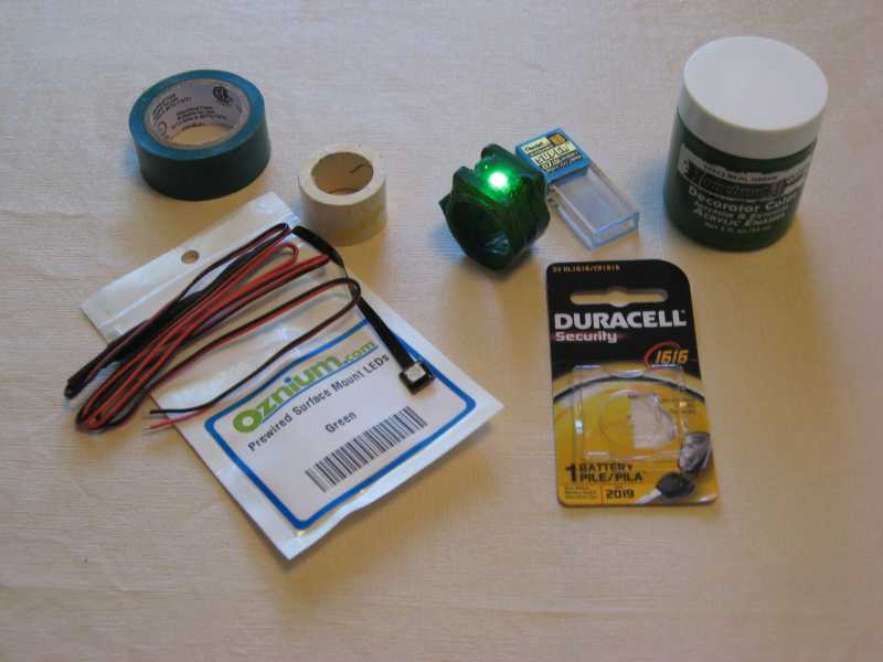 Green Lantern Ring.  Harder to do than I'd figured...