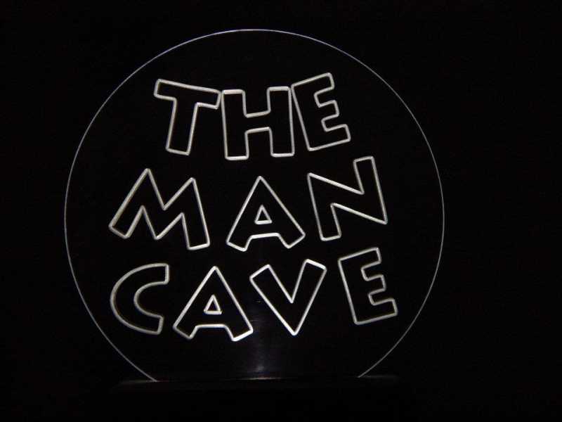 Custom sign, 3/8" The Man Cave