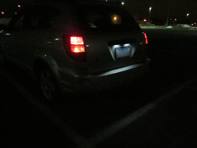 A Superflux was put in the blinker/lower portion of my tail light, and lights up with the parking lights. The blinker still flashes orange and drowns out the red, while the "top" light still gets brighter for braking. 