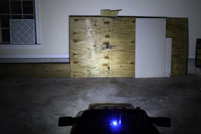 My son's RAM 3500 Powerwheel with 4 superflux LED's