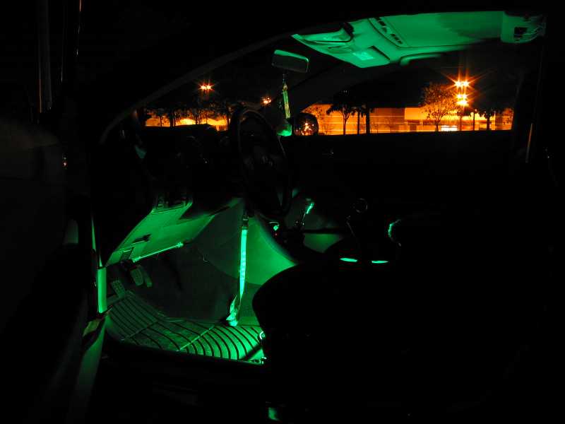 lights up the entire roof!